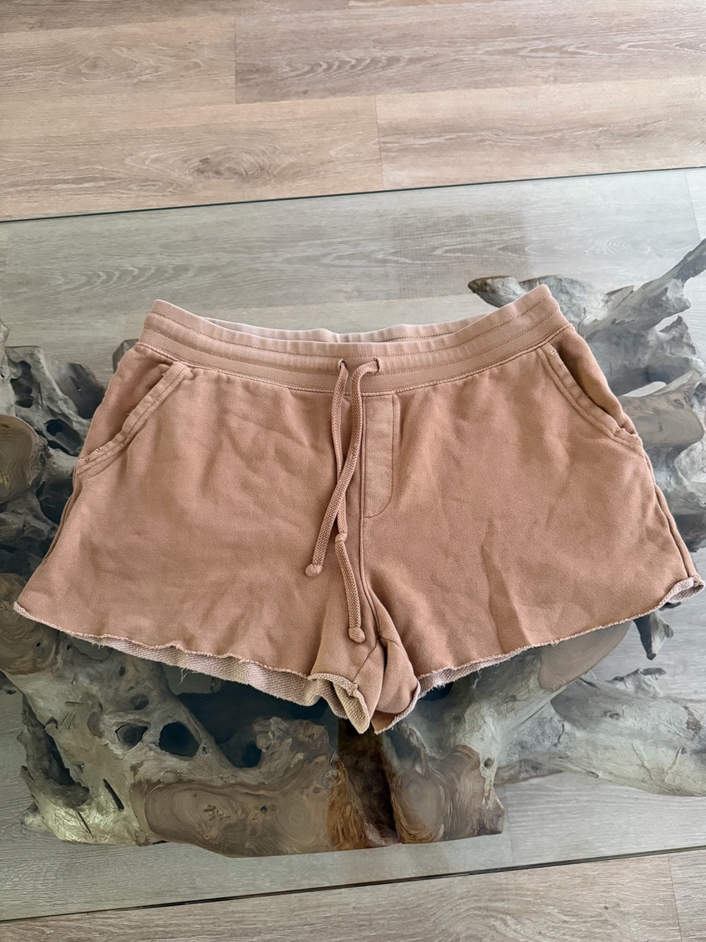 Aerie distressed lounge shorts